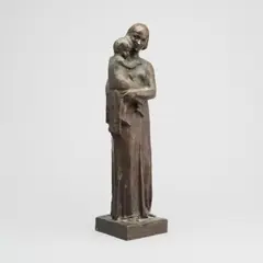 Eemil Halonen, Mother and child, bronze