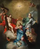Bartolomeo Altomonte, The Coronation of Mary, oil on canvas; framed