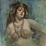 Leo Diet, Salome, 1909, oil on canvas on cardboard; framed