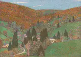 Rudolf Junk, Autumn, 1906, oil on canvas; framed