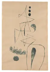 Paul Klee, Pathologischer Aufbau, 1933, watercolour on paper on cardboard; framed