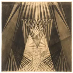 Otto Erich Wagner, Untitled, 1923/25, graphite on transparent paper; framed