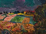 Josef Dobrowsky, Erntefelder aus dem Burgenland