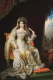 Johann Peter Krafft, Portrait of Empress Carolina Augusta (1792–1873), Fourth Wife of Emperor Franz I., 1824, oil on canvas; framed