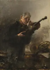 Carl von Merode, Gentleman with Instruments ("Der Instrumentendoktor"), 1892, oil on panel; framed