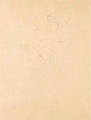 Gustav Klimt, Baby (Study on ‘Death and Life’), 1908/09, pencil on paper; framed