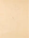 Gustav Klimt, Baby (Study on ‘Death and Life’), 1908/09, pencil on paper; framed