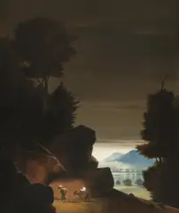 Franz Sedlacek, Flucht nach Ägypten (3. Fassung), 1933, oil on playwood; framed