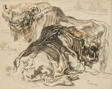 Ludwig Heinrich Jungnickel, Bisons