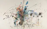 Hans Staudacher, Untitled, 1979, oil on thin canvas; unframed