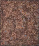 Robert Piesen, Aus dem Zyklus Gehinnom, 1974, mixed media on canvas; framed