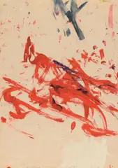 Martha Jungwirth, Untitled, 1992, watercolour on paper; framed