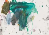 Martha Jungwirth, Untitled, 1995, watercolour on paper; framed