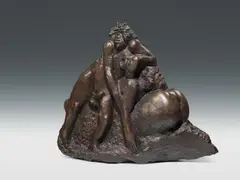 Alfred Hrdlicka, Trunkener Silen (theme "Hommage à Gericault"), 1995, bronze