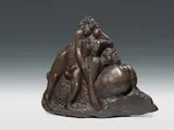 Alfred Hrdlicka, Trunkener Silen (theme "Hommage à Gericault"), 1995, bronze