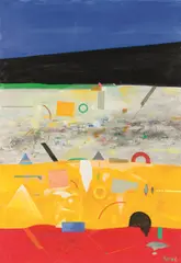Karl Korab, Untitled, oil on canvas; framed