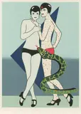 Kiki Kogelnik, Triangle, 1980, screen print on paper; unframed
