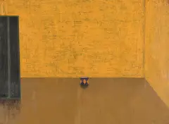 Eduard Angeli, Untitled, 1991, mixed media on paper; framed
