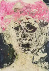 Christian Eisenberger, Untitled, 2009, mixed media on canvas; framed
