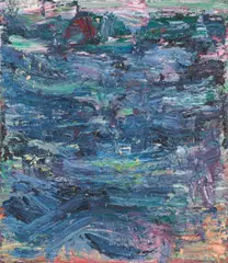 Nikolaus Moser, Untitled, 2015, oil on canvas; unframed