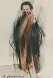 Arnulf Rainer, Untitled, 1972, overpainted photograph; framed