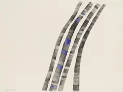 Oswald Oberhuber, Untitled, 1986, mixed media on paper; unframed