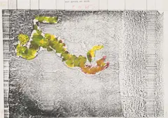 Franz West, ein grusz an dich, 1981, mixed media on photocopy; framed