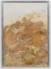 Rudolf Polanszky, Untitled, 1998, mixed media, fat on cotton; framed