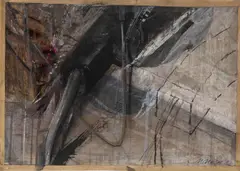 Maria Moser, Untitled, 1983, mixed media on paper; unframed
