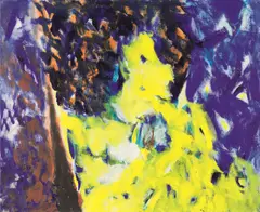 Leopold Ganzer, Untitled, 1991, acrylic on canvas; unframed