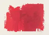 Hermann Nitsch, Untitled, 1985, unique screen print; unframed