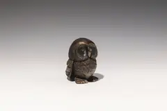 Gottfried Kumpf, Eule, 1977, bronze