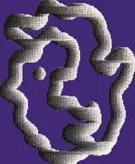 Peter Kogler, Untitled, 1986, screen print on aluminium; unframed