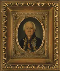 Josef Ziegler, Portrait of Count Stefan Illeshazy (1762–1838) in Magnate's Attire with the Golden Fleece and Grand Cross of the Order of St. Stephen, 1815, oil on copper; framed