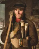 Johann Baptist Reiter, A Viennese Woodcutter, 1847, oil on canvas; framed