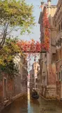 Antonietta Brandeis, Palazzo Albrizzi, Venice, oil on panel; framed