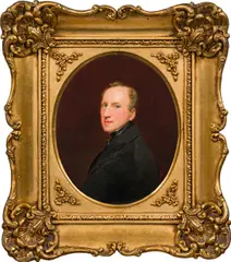 Ferdinand Georg Waldmüller, Self-portrait, 1841, oil on panel; framed