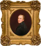 Ferdinand Georg Waldmüller, Self-portrait, 1841, oil on panel; framed