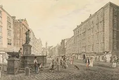 Jakob Alt, Der Graben, Vienna, 1826, watercolour on paper; framed