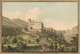 Franz Schweighofer, Schloss Brugg near Lienz, watercolour on paper; framed