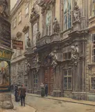 Ernst Graner, The Bohemian Court Chancellery in Wipplingerstraße, Vienna