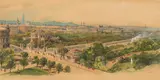 Erwin Pendl, Stadtpark, Vienna, 1898, watercolour on paper; framed