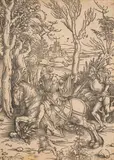 Albrecht Dürer et al., Knight and Landsknecht (probably 16th/17th century); 26 reprints (probably Gotha 1808/1810), 58 phototypes (Berlin 1886) (mixed lot of 85 items)