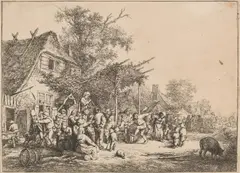 Prints (mixed lot of 11 items) by Adriaen van Ostade, various printing techniques; unframed, partly in cut-outs, sold Oct 2025