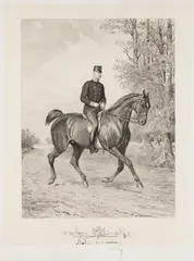 Family von and zu Liechtenstein, Portrait Depictions of the Princely Family von und zu Liechtenstein, including Leopoldine von Liechtenstein, Prince Louis of Liechtenstein, Prince Franz Josef I of Liechtenstein, Prince Alois of Liechtenstein, and Prince Eduard of Liechtenstein (mixed lot of 7 items), various printing techniques; unframed