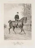 Portrait Depictions of the Princely Family von und zu Liechtenstein, including Leopoldine von Liechtenstein, Prince Louis of Liechtenstein, Prince Franz Josef I of Liechtenstein, Prince Alois of Liechtenstein, and Prince Eduard of Liechtenstein (mixed lot of 7 items) by Family von and zu Liechtenstein, various printing techniques; unframed, sold Oct 2025