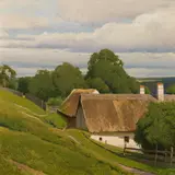 Ferdinand Brunner, Waldviertel, c. 1914, oil on canvas; framed