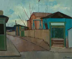 Anton Peschka, Early spring, 1933, oil on canvas; framed