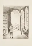 Franz Sedlacek, The author, 1937, lithograph on paper; unframed