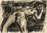 Rudolf Wacker, Reclining female nude